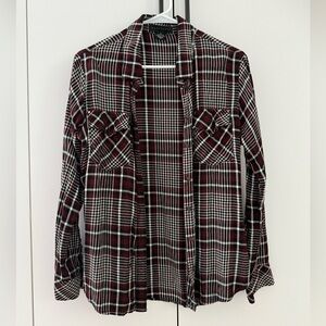 Sanctuary New Generation Boyfriend Flannel Shirt - Womens XS